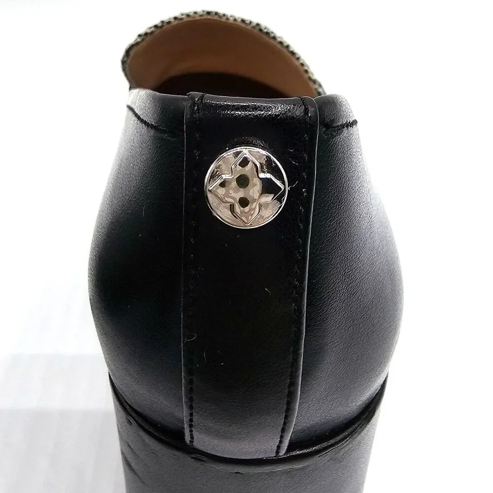 Kelly & Katie Tonnia Pump Black/ White Plaid Women's Size 7 - Picture 9 of 11